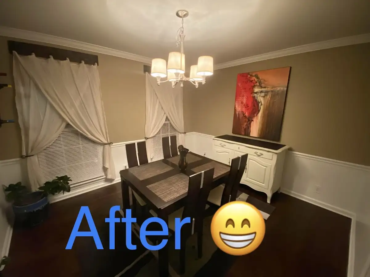 Professional dining room restoration after water damage in Concord